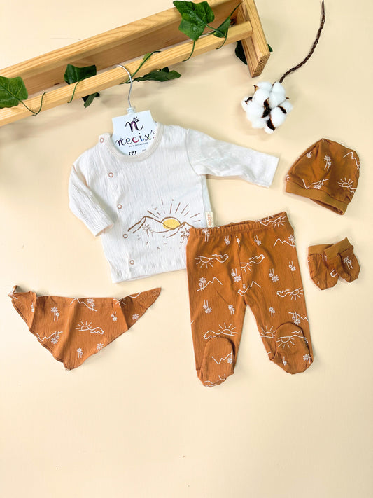 LOUİS 5'Lİ BEBEK HASTANE ÇIKIŞI SET